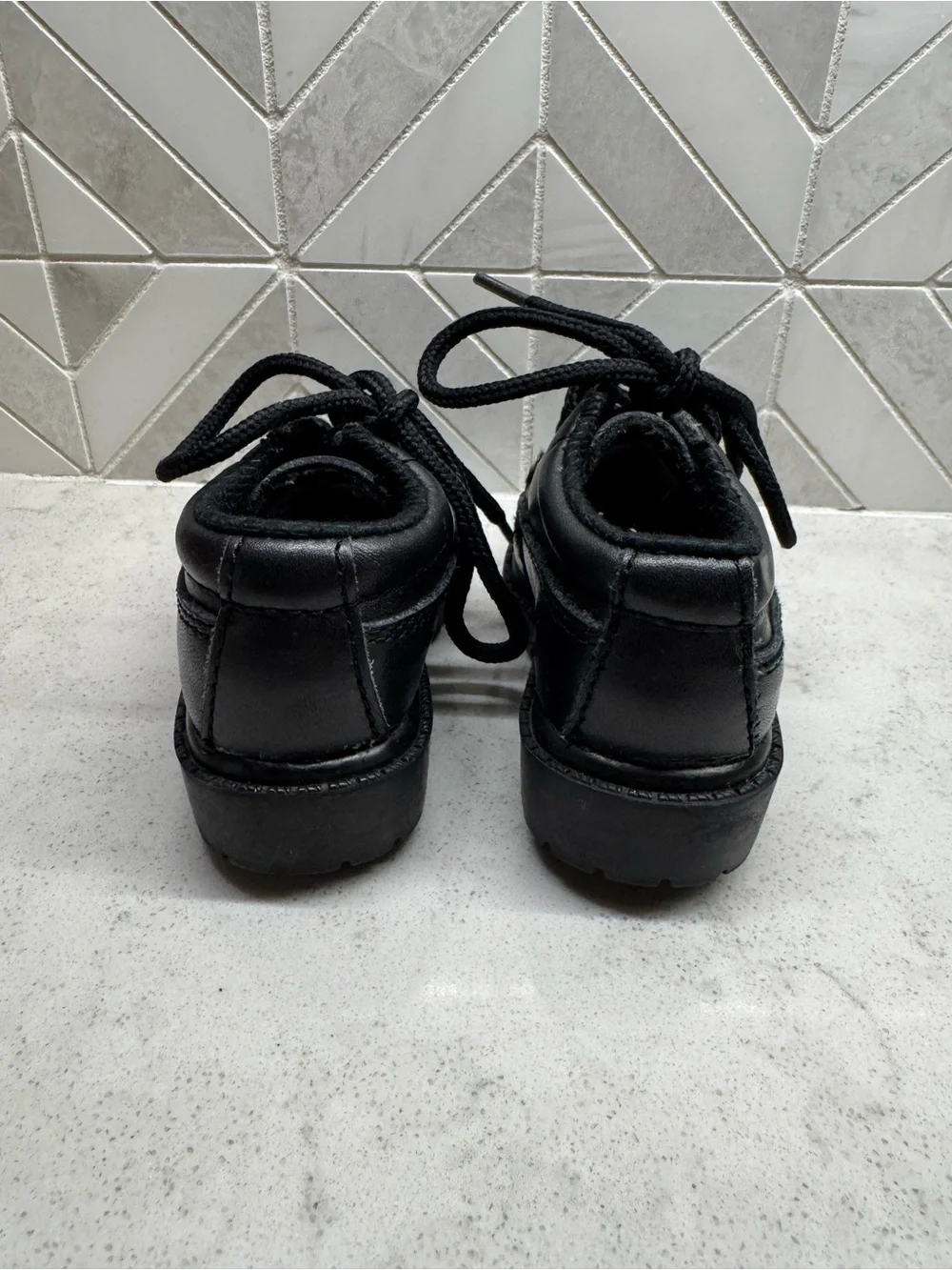 TFL Boys Oxford Shoes Black 4